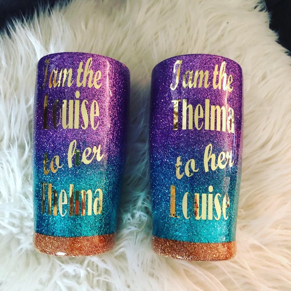 Glitter tumblers I make